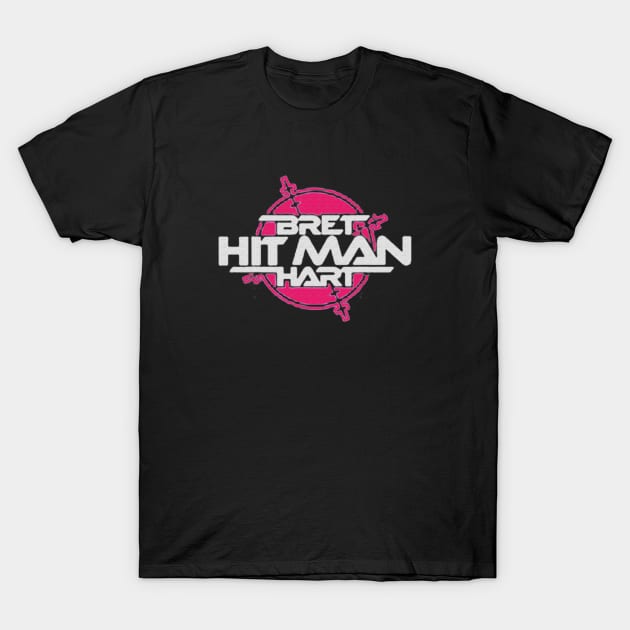 Bret Hitman  Pink and Black Pride T-Shirt by New Hope Co.